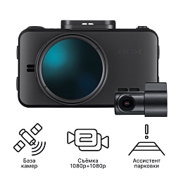 iBOX RoadScan + Внутрисалонная камера